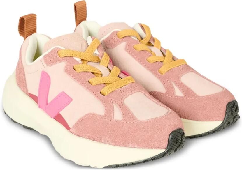 VEJA Kids Leren sneakers met V-logo Roze