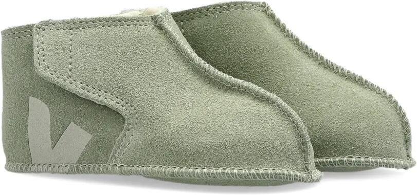 VEJA Kids Orso Winter suède laarzen Groen