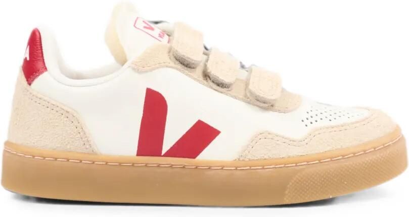 VEJA Kids Sneakers met klittenband Beige