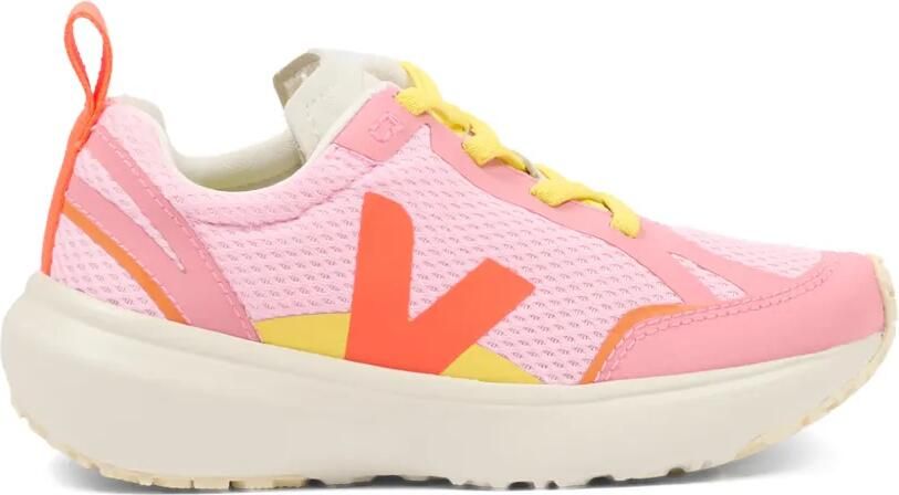 VEJA Kids Sneakers met logopatch Roze - Foto 4