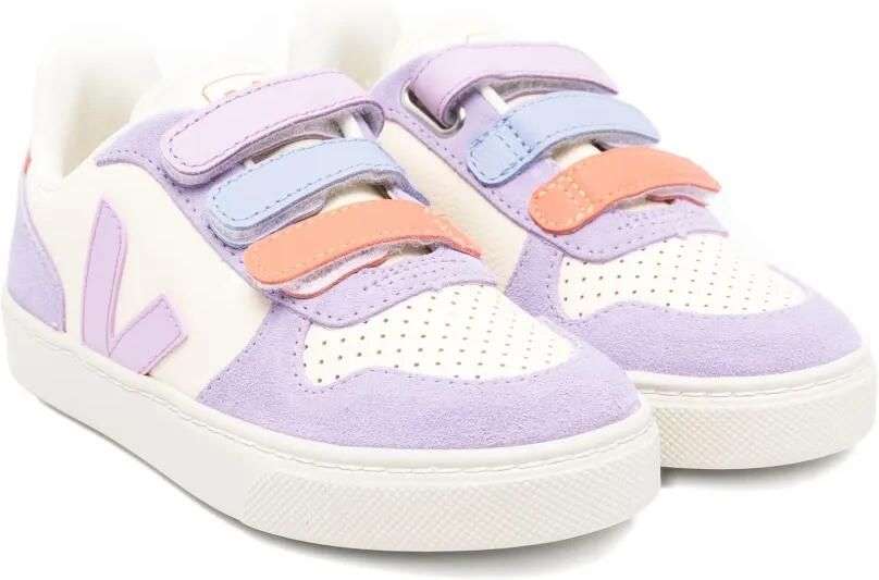 VEJA Kids Sneakers met meerdere bandjes Wit