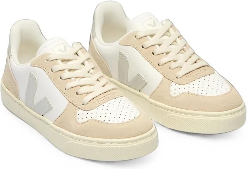 VEJA Kids Sneakers met suède vlak Beige