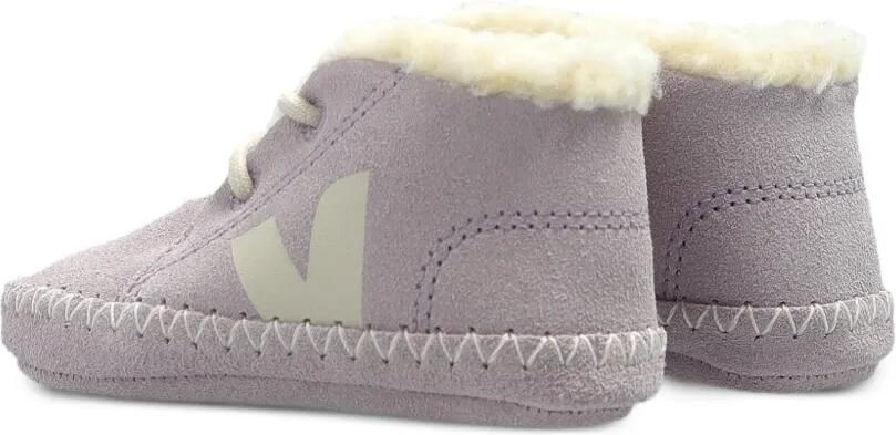 VEJA Kids Suède sneakers met lammy voering Paars - Foto 5