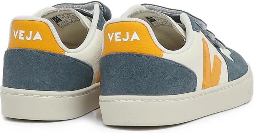 VEJA Kids Sneakers met klittenband Wit - Foto 3