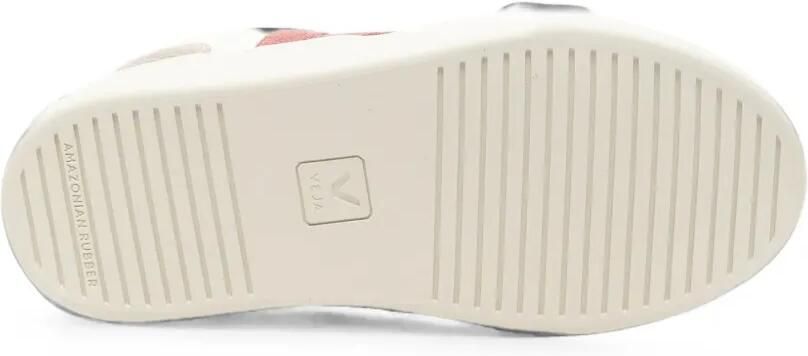 VEJA Kids V-10 leren sneakers met klittenband Wit - Foto 4