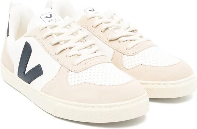 VEJA Kids V-10 low-top sneakers Wit