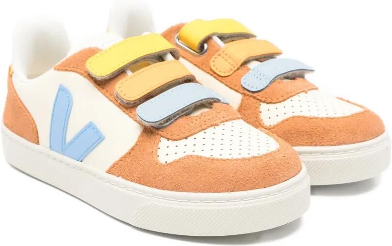 VEJA Kids V-10 sneakers met klittenband Beige