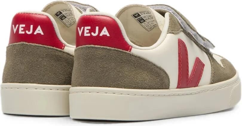 VEJA Kids V-10 sneakers met klittenband Beige - Foto 4