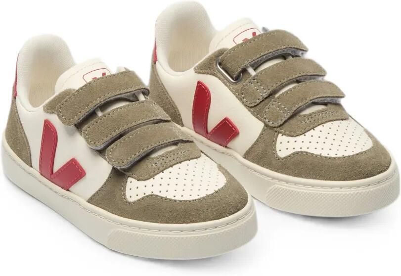 VEJA Kids V-10 sneakers met klittenband Beige - Foto 3
