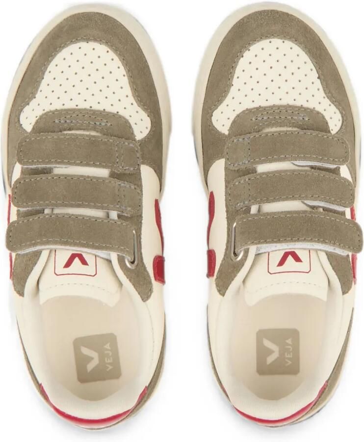 VEJA Kids V-10 sneakers met klittenband Beige - Foto 2