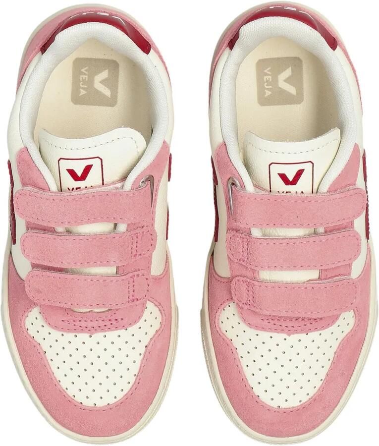 VEJA Kids V-10 sneakers met klittenband Beige - Foto 2