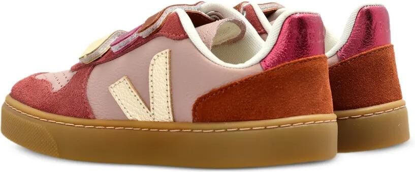VEJA Kids V-10 sneakers met klittenband Roze - Foto 3