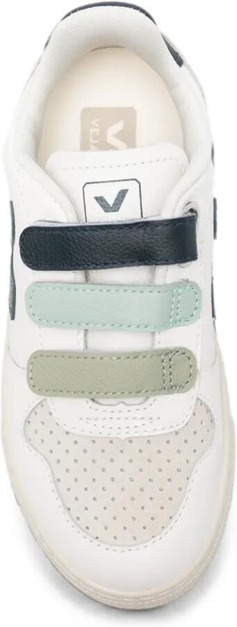 VEJA Kids V-10 sneakers met klittenband Wit - Foto 3
