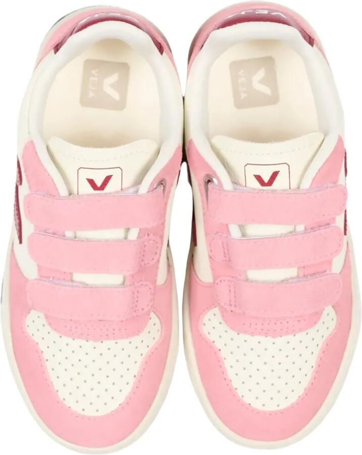 VEJA Kids V-10 sneakers met klittenband Wit - Foto 2