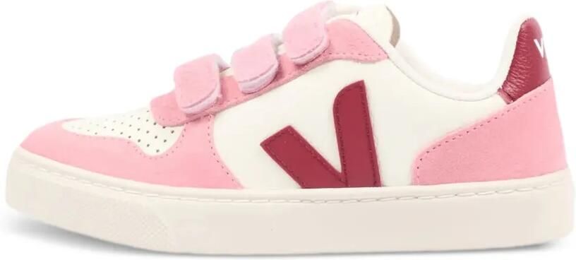 VEJA Kids V-10 sneakers met klittenband Wit - Foto 3