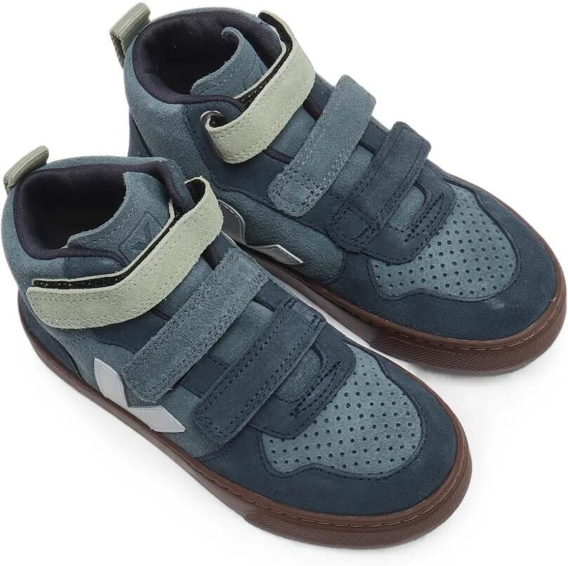 VEJA Kids V-10 sneakers met klittenband Blauw - Foto 2