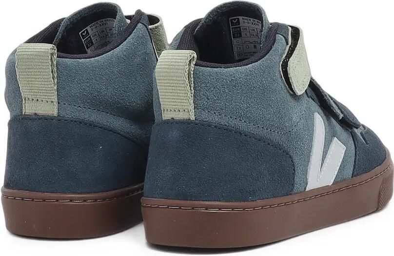 VEJA Kids V-10 sneakers met klittenband Blauw - Foto 3