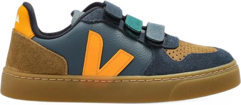 VEJA Kids V-10 sneakers met klittenband Blauw - Foto 3