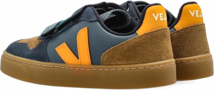 VEJA Kids V-10 sneakers met klittenband Blauw - Foto 4