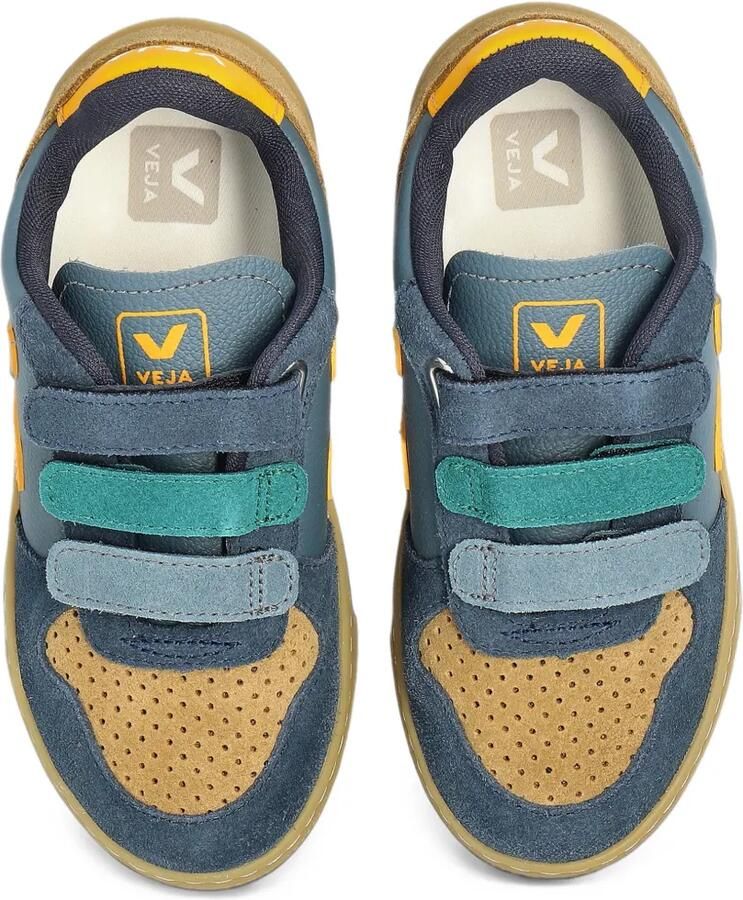 VEJA Kids V-10 sneakers met klittenband Blauw - Foto 2