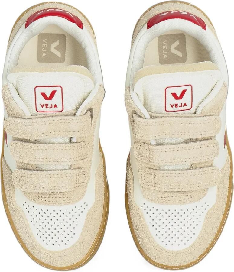 VEJA Kids V-90 leren sneakers Wit - Foto 2