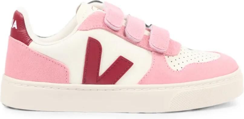 VEJA Kids V-90 leren sneakers Roze