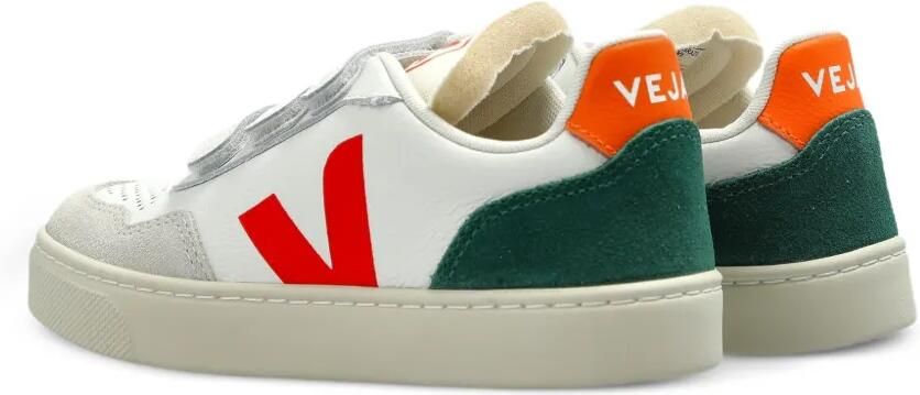 VEJA Kids V-90 leren sneakers Wit - Foto 4