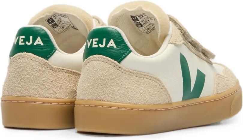 VEJA Kids V-90 sneakers met klittenband Beige - Foto 3