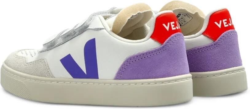 VEJA Kids V-90 sneakers met klittenband Wit - Foto 4