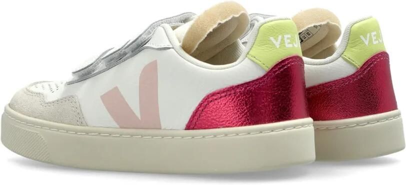 VEJA Kids V-90 sneakers met klittenband Wit - Foto 4