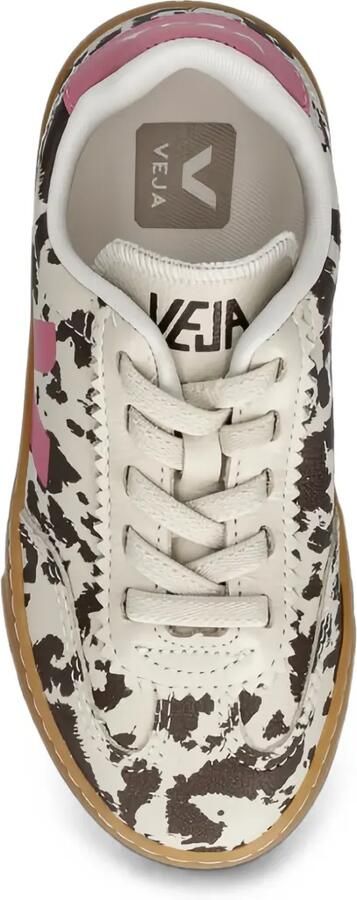 VEJA Kids Volley leren sneakers met koeien-print Wit - Foto 3