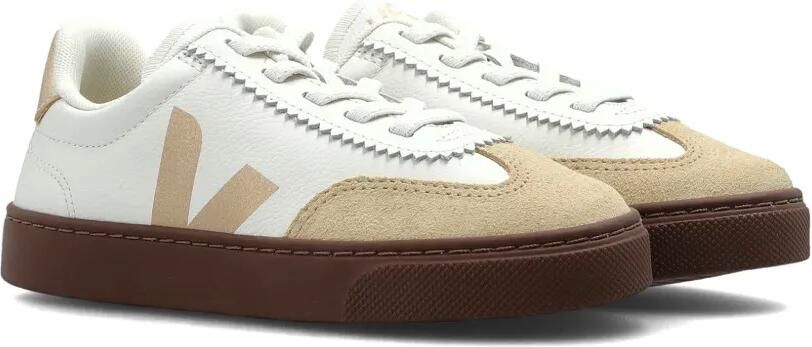 VEJA Kids Volley leren sneakers Wit
