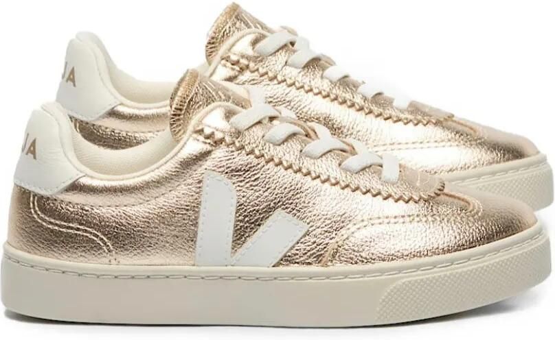VEJA Kids Volley low-top sneakers met logopatch Goud