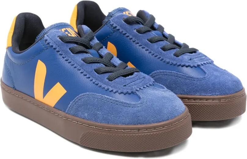 VEJA Kids Volley low-top sneakers met logo Blauw