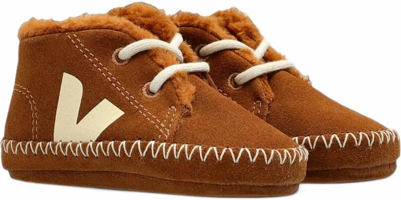 VEJA Kids x Bonpoint suède babyschoentjes Bruin - Foto 5