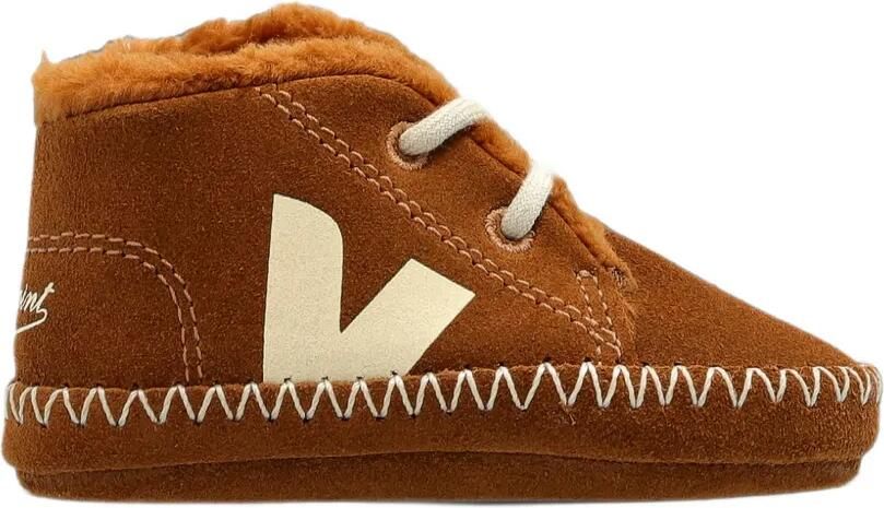 VEJA Kids x Bonpoint suède babyschoentjes Bruin