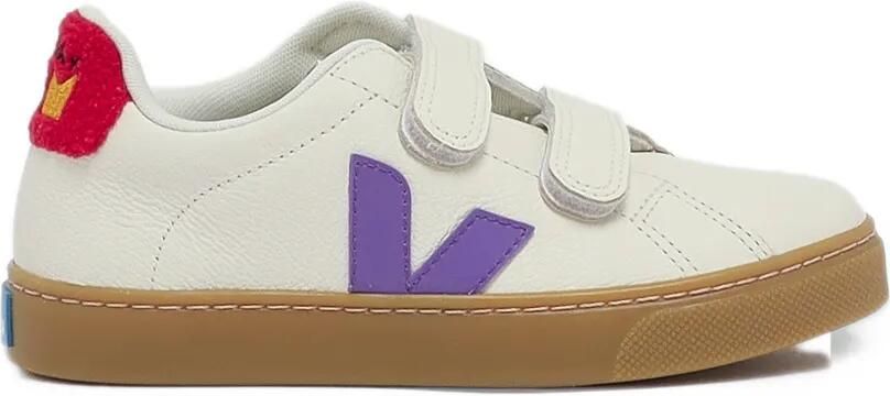VEJA Kids x Jelly Mallow Esplar touch-strap leather sneakers Beige