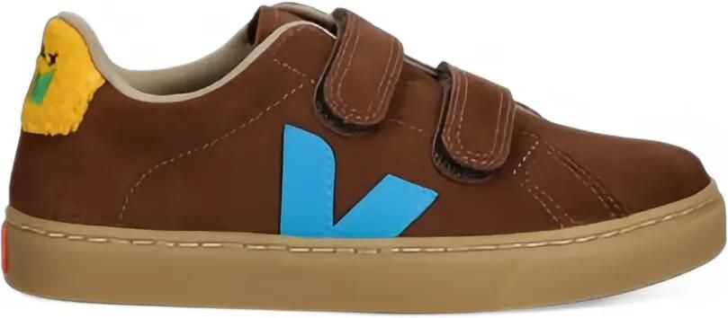VEJA Kids x Jelly Mallow touch-strap suede sneakers Bruin - Foto 4