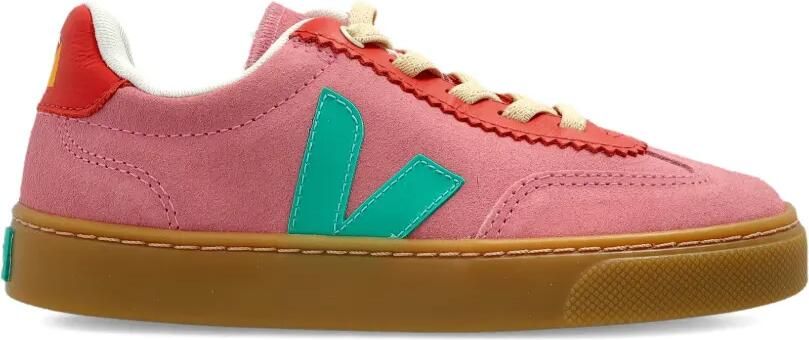 VEJA Kids x Jelly Mallow Volley suède sneakers Roze - Foto 4