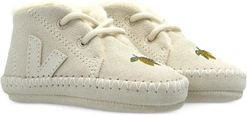 VEJA Kids x Konges Sløjd Pierre sneakers met V-logo Beige