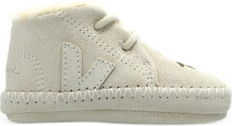 VEJA Kids x Konges Sløjd Pierre sneakers met V-logo Beige - Foto 4