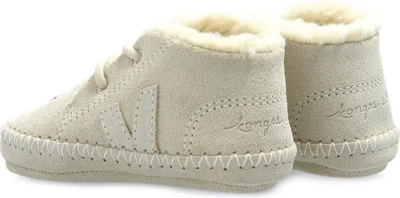 VEJA Kids x Konges Sløjd Pierre sneakers met V-logo Beige - Foto 5