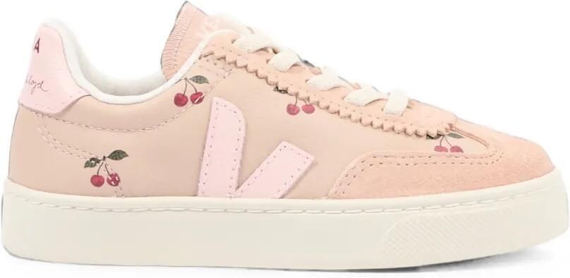 VEJA Kids x Konges Sløjd Volley sneakers met kersenprint Roze - Foto 5