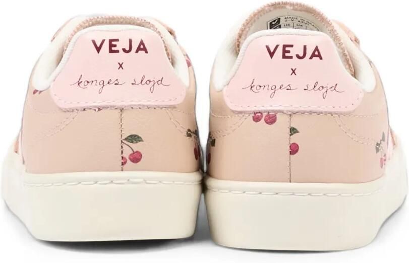 VEJA Kids x Konges Sløjd Volley sneakers met kersenprint Roze - Foto 4