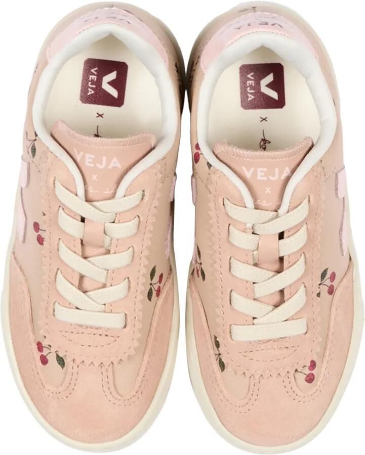 VEJA Kids x Konges Sløjd Volley sneakers met kersenprint Roze - Foto 3