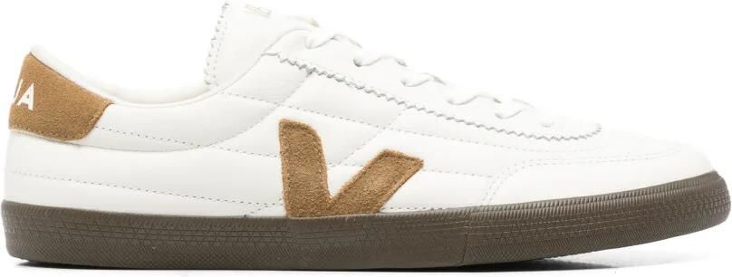 VEJA Panenka leren sneakers met logo-patch Wit