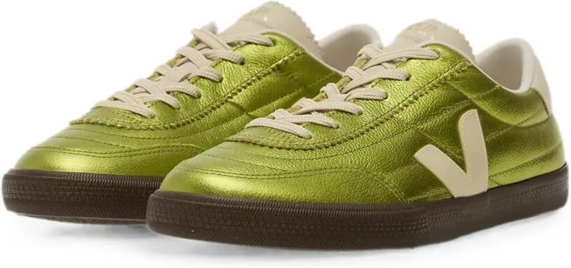 VEJA Panenka Pierre Eagle metallic leren sneakers Groen - Foto 3
