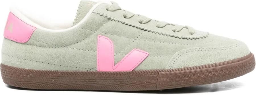 VEJA Panenka suède sneakers Groen