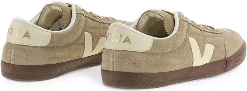 VEJA Panenka suède sneakers met logo-patch Beige - Foto 4