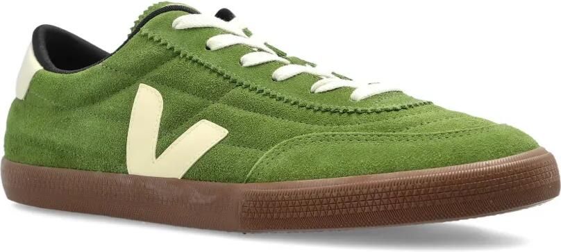 VEJA Panenka suède sneakers met V-logo Groen